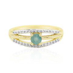 Anello in oro con Grandidierite