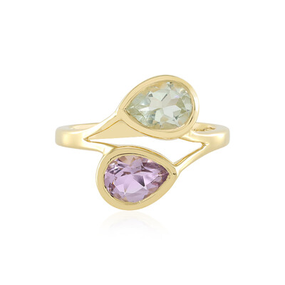 Anello in argento con Ametista Rose de France