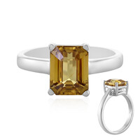 Anello in argento con Zircone Giallo