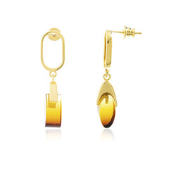 Orecchini in argento con Ambra Baltica
