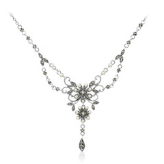 Collana in argento con Perla di Acqua Dolce