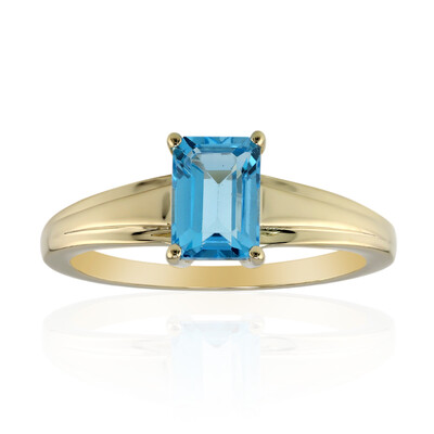 Anello in oro con Topazio Marambaia