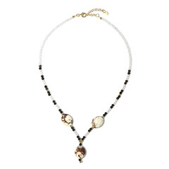 Collana in argento con Crisoprasio Limone