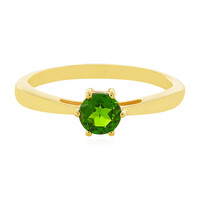 Anello in argento con Diopside Russo