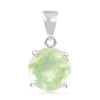 Ciondolo in argento con Prehnite