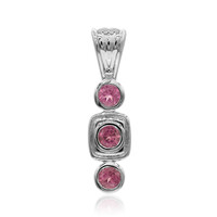 Ciondolo in argento con Tormalina Rosa
