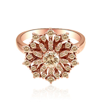Anello in oro con Diamante Rose de France SI1 di Argyle (Annette)
