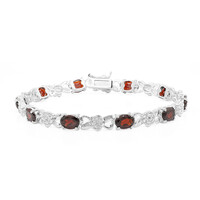 Bracciale in argento con Granato Mozambico