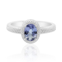 Anello in argento con Tanzanite (non riscaldata)
