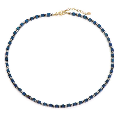 Collana in argento con Ematite Blu