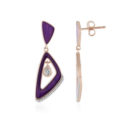 Orecchini in argento con Zircone (Adela Silber)