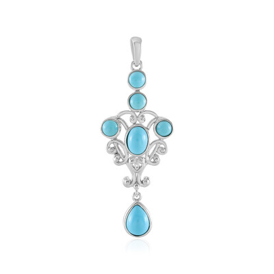 Ciondolo in argento con Turchese Sleeping Beauty