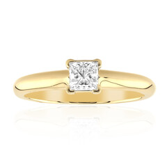 Anello in oro con Diamante IF (D)