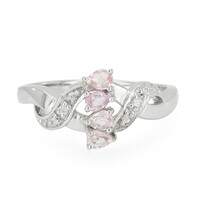 Anello in argento con Zaffiro Fancy