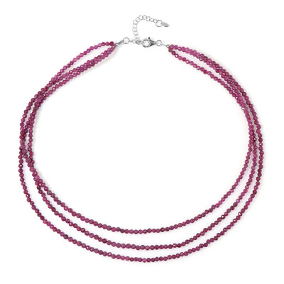 Collana in argento con Rubino Mozambico