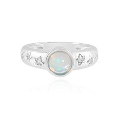 Anello in argento con Opale di Welo