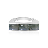 Anello in argento con Labradorite Blu Maniry (KM by Juwelo)