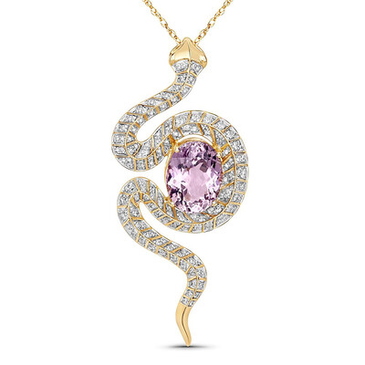 Collana in oro con Kunzite (SUHANA)