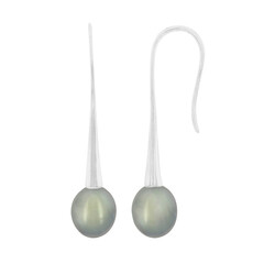 Orecchini in oro con Perla Tahitiana