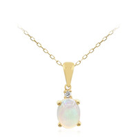 Collana in oro con Opale di Welo AAA
