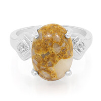 Anello in argento con Quarzo Dinosauro