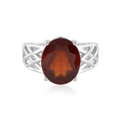 Anello in argento con Granato Essonite