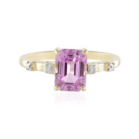 Anello in oro con Kunzite