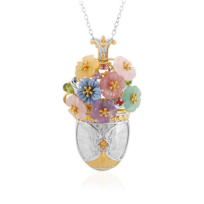 Collana in argento con Ametista (Gems en Vogue)