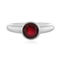 Anello in argento con Rubino del Madagascar