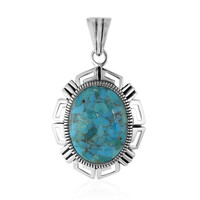 Ciondolo in argento con Turchese Kingman Mohave Blu (Art of Nature)