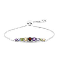 Bracciale in argento con Granato