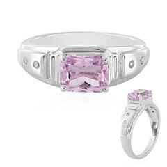 Anello in argento con Kunzite