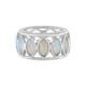 Anello in argento con Opale di Welo (de Melo)