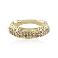 Anello in oro con Diamante Champagne I2 (Ornaments by de Melo)