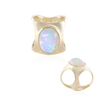 Anello in oro con Opale di Welo (de Melo)