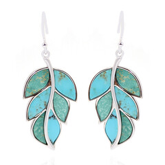 Orecchini in argento con Turchese Kingman (Anne Bever)