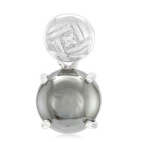 Ciondolo in argento con Ematite Nera