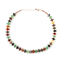 Collana in argento con Diaspro (Riya)