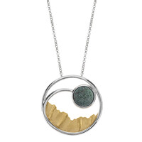 Collana in argento con Fuchsite