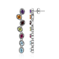 Orecchini in argento con Rodolite