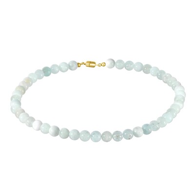 Collana in argento con Acquamarina