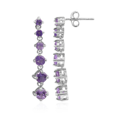 Orecchini in argento con Ametista