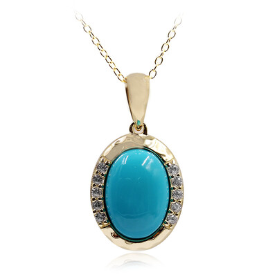 Collana in argento con Turchese Sleeping Beauty (Faszination Türkis)