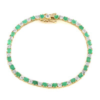 Bracciale in argento con Smeraldo Socoto