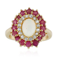 Anello in argento con Opale di Welo