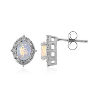 Orecchini in argento con Opale di Welo
