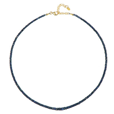 Collana in argento con Zaffiro della Birmania