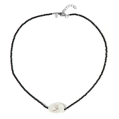 Collana in argento con Quarzo Ice Crushed
