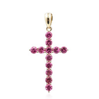 Ciondolo in oro con Rubellite