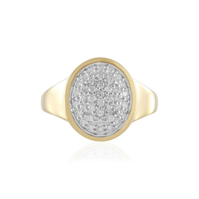 Anello in oro con Diamante SI2 (H) (de Melo)